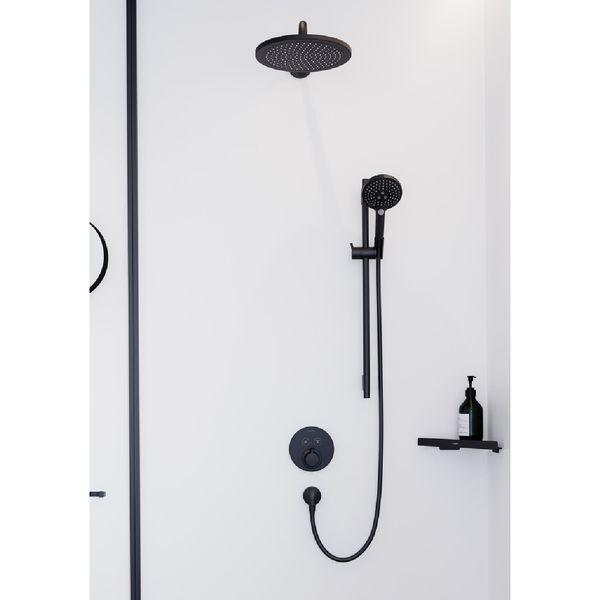 Croma Верхнiй душ 280 Air 1jet, колiр матовий чорний HANSGROHE 26220670 26220670 фото