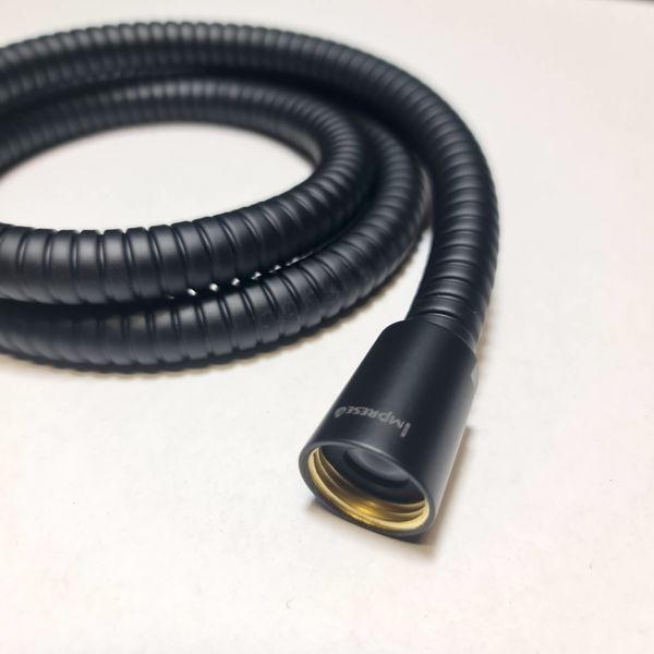 Матовый Черный Шланг для гигиенического душа 120см нержсталь anti-twist Imprese f03600110SD f03600110SD фото