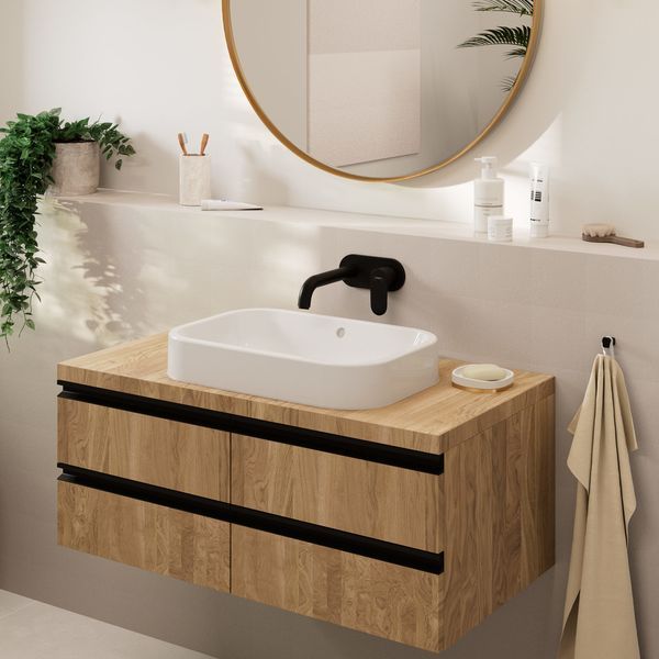 VERNIS BLEND змішувач для умивальника, чорний матовий HANSGROHE 71576670 71576670 фото