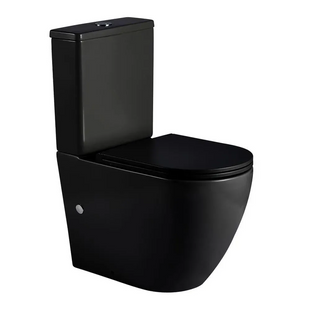 Черная крышка сиденье для унитаза Imprese LESNA BLACK Lesnai11507black фото