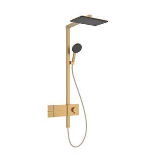 RAINDANCE ALIVE Q душова система Showerpipe 210/340, 1jet, з термостатом, шліфованна бронза Hansgrohe 24580140 24580140 фото