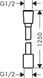DESIGNFLEX шланг для душу 1250 мм, колір чорний матовий HANSGROHE 28220670 28220670 фото 2