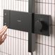 RAINDANCE ALIVE Q душова система Showerpipe 210/340, 1jet, з термостатом, шліфованний чорний хром Hansgrohe 24580340 24580340 фото 3