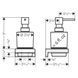 ADDSTORIS дозатор для рідкого мила, колір шліфованний чорний хром HANSGROHE 41745340 41745340 фото 2