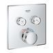 Термостат для душу прихованого монтажу Grohe Grohtherm SmartControl, кнопки, зовнішня частина, хром 29124000 29124000 фото 1