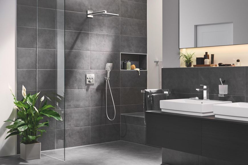 GROHTHERM SMARTCONTROL набір прихованого монтажу з верхнім душем 310 на 3 функції, колір хром Grohe34864000 34864000 фото