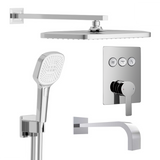 Imprese SMART Click хром Душевая Система с Термостатом, скрытый монтаж, 3 кнопки. SET20260808 SET20260808 фото