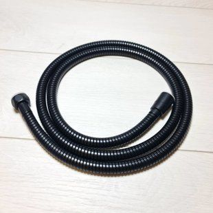 Imprese (чорний мат). Шланг для душу, SS (150-180см; anti-twist; стальне плетіння). f03600110SB f03600110SB фото