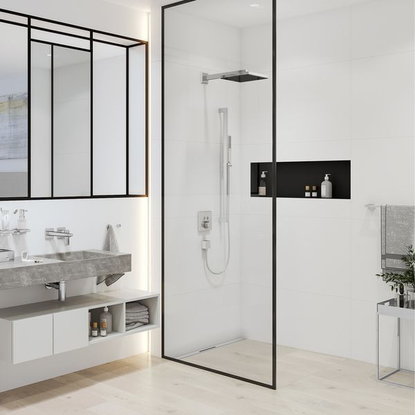 PULSIFY E верхній душ 260мм 1режим, колір хром HANSGROHE 24330000 24330000 фото