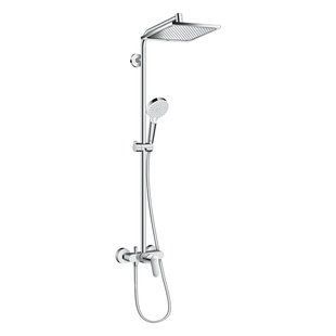 Crometta E 240 1jet Showerpipe Душова система з одноважiльнийним змішувачем, хром HANSGROHE 27284000 27284000 фото