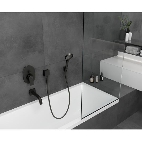 VERNIS BLEND Vario ручний душ, 2 режими, Eco Smart, чорний матовий HANSGROHE 26340670 26340670 фото