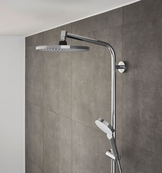 Crometta S 240 1jet Showerpipe Душова система з термостатом, хром HANSGROHE 27267000 27267000 фото