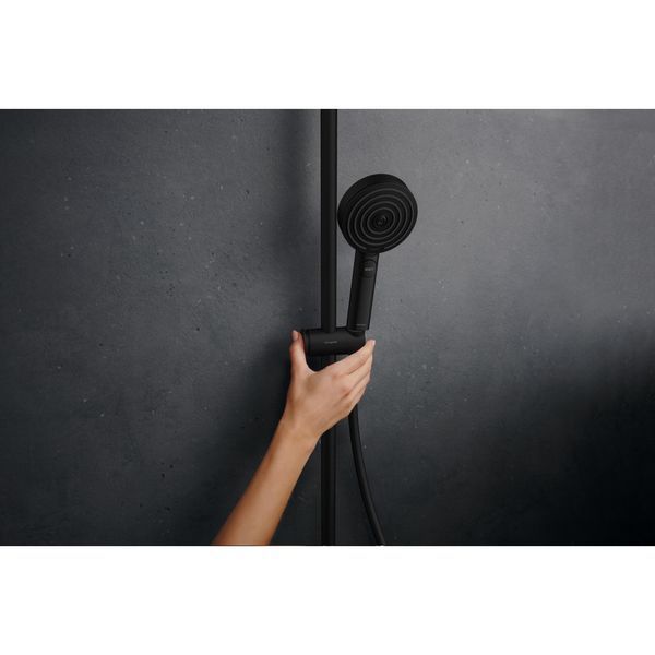 PULSIFY S PURO Showerpipe душова система 260 з термостатом, колір чорний матовий HANSGROHE 24237670 24237670 фото
