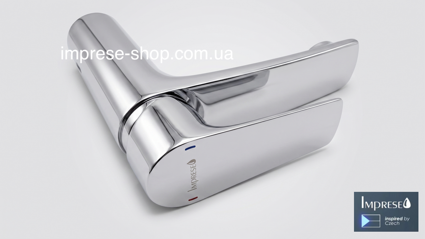 IMPRESE KAMPA хром. Змішувач для умивальника раковини: 110/122/35. 05285 05285 фото