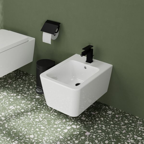 Тримач туалетного паперу HANSGROHE ADDSTORIS 41753670, чорний HANSGROHE 41753670 41753670 фото