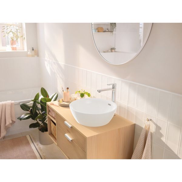 REBRIS S змішувач для умивальника 240, CoolStart, EcoSmart+, хром HANSGROHE 72590000 72590000 фото