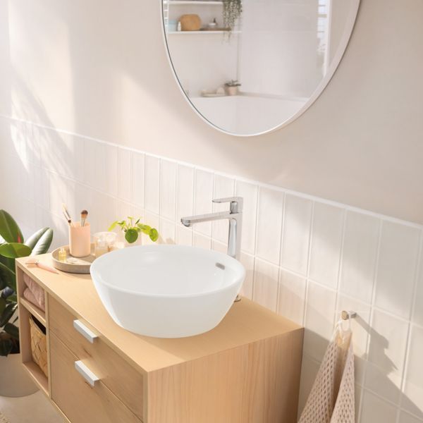 REBRIS S змішувач для умивальника 240, CoolStart, EcoSmart+, хром HANSGROHE 72590000 72590000 фото