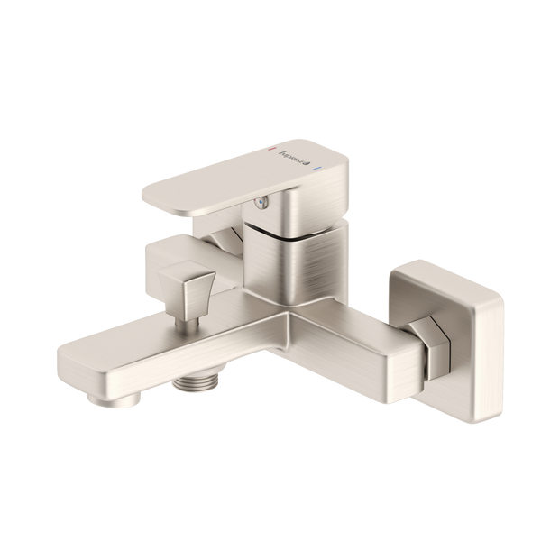 Imprese Bilovec нікель. Змішувач для ванни квадратний soft-cube, 159/35. f03200906AB 94014 фото