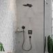 Raindance E Верхнiй душ 300 Air 1jet, з тримачем 390 мм, шлiфований чорний хром HANSGROHE 26238340 26238340 фото 3
