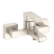 Imprese Bilovec нікель. Змішувач для ванни квадратний soft-cube, 159/35. f03200906AB 94014 фото 4
