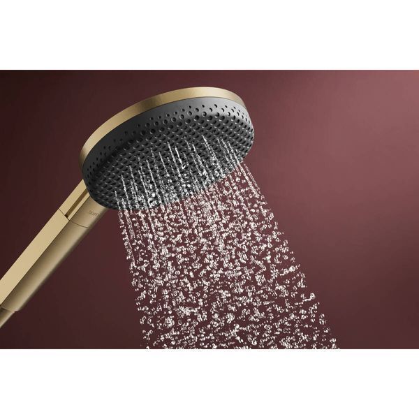 RAINDANCE ALIVE SELECT S ручний душ (3 типи струменів RainAir, PowderRain, Massage), шліфованна бронза HANSGROHE 24500140 24500140 фото