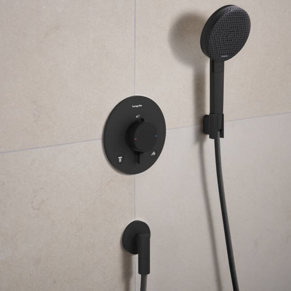 FIXFIT FINE S шлангове з'єднання, чорний матовий HANSGROHE 28882670 28882670 фото
