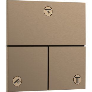 SHOWERSELECT COMFORT E перемикач потоків, прихований монтаж, колір шліфована бронза HANSGROHE 15573140 15573140 фото