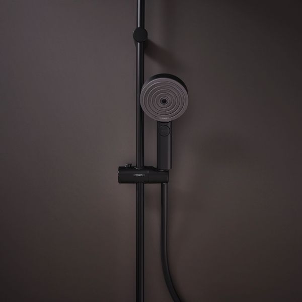PULSIFY ручний душ 105 3jet (3 типи струї PowderRain, IntenseRain, MonoRain) EcoSmart, чорний матовий HANSGROHE 24101670 24101670 фото