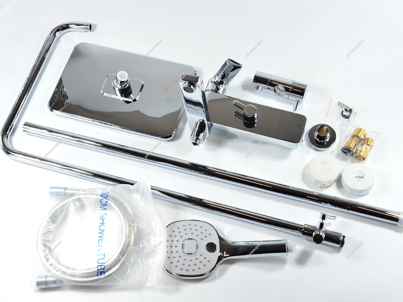 Imprese Loreta хром. Душова система Колонна Showerpipe, змішувач для ванни. t03004301SQ 93349 фото