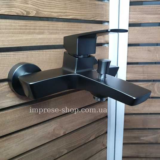 Графітовий змішувач для ванни IMPRESE GRAFIKY ZMK041807040 кран