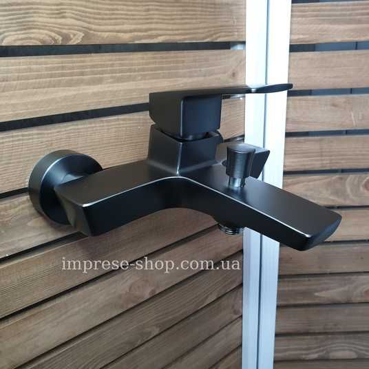 Графітовий змішувач для ванни IMPRESE GRAFIKY ZMK041807040 кран