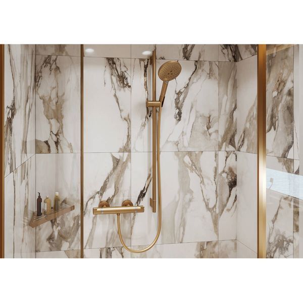 ADDSTORIS полиця кутова , колір шліфованна бронза HANSGROHE 41741140 41741140 фото