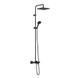 VERNIS SHAPE душева система Showerpipe 240 з термостатом для ванни, 1jet, чорний матовий HANSGROHE 26900670 26900670 фото 1