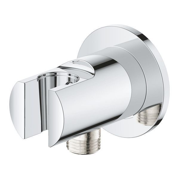 Grohe Tempesta (хром). Шланговое подсоединение с держателем лейки ручного душа. 28628001 28628001 фото