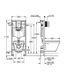Solido Perfect Набір 4 в 1 інсталяція з підвісним унітазом Grohe 39186000 39186000 фото 2