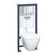 Solido Perfect Набір 4 в 1 інсталяція з підвісним унітазом Grohe 39186000 39186000 фото 1