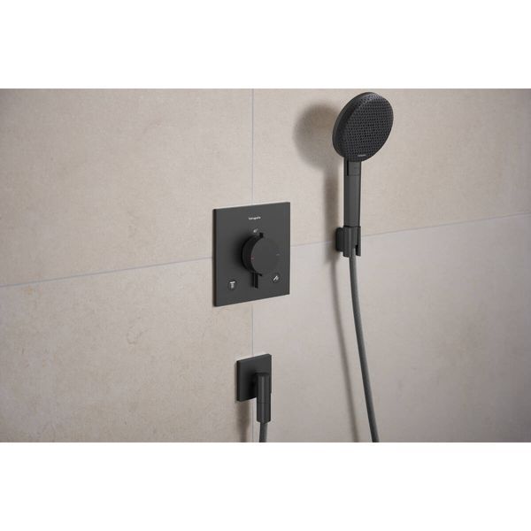 FIXFIT FINE E шлангове з'єднання, шліфованний чорний хром HANSGROHE 28883340 28883340 фото