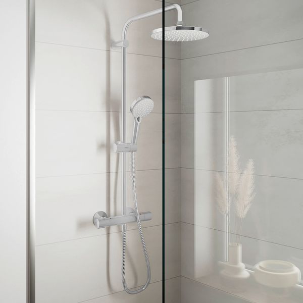VERNIS BLEND душова система Showerpipe 220 з термостатом HANSGROHE 26276000 26276000 фото