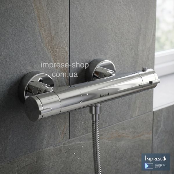 Imprese Kucera хром. Змішувач для душу з термостатом. f03303401AB 95441 фото