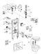Solido Perfect Набор 4 в 1 инсталляция с подвесным унитазом GROHE 39192000 39192000 фото 3