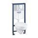 Solido Perfect Набор 4 в 1 инсталляция с подвесным унитазом GROHE 39192000 39192000 фото 1