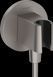 FIXFIT Porter S тримач для душу, колір шліфований чорний хром HANSGROHE 26888340 26888340 фото 1