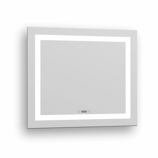 Дзеркало 70x80 з підсвіткою, підігрівом, годинником, Imprese KARLOV m08607600MD m08607600MD фото