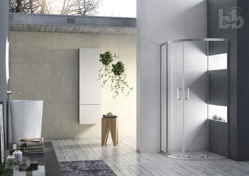 Душевая кабина 90*90 раздвижная, хром, стекло прозрачное 6мм, Imprese VALTICE New i51580 89180 фото