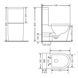 MALSE унитаз напольный с бачком64*34*80 см, twist, сиденье duroplast IMPRESE c06504500 c06504500 фото 2