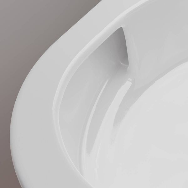 ELU PURA S унітаз підвісний 54*36,6см AquaHelix Flush, HygieneEffect, в комплекте з сиденням Slim з функцією SoftClose and QuickRelease HANSGROHE 62025450 62025450 фото