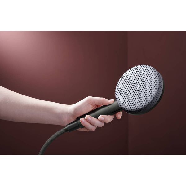 RAINDANCE ALIVE SELECT S ручний душ (3 типа струи RainAir, PowderRain, Massage), шліфованний чорний хром HANSGROHE 24500340 24500340 фото