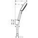 PULSIFY SELECT душовий набір (ручний душ 3р, тримач, шланг 125см) HANSGROHE 24302000 24302000 фото 2
