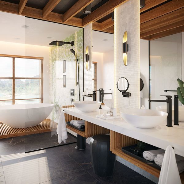 Косметичне дзеркало HANSGROHE ADDSTORIS 41791670, чорний HANSGROHE 41791670 41791670 фото