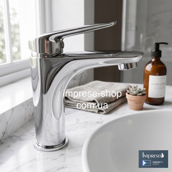 Imprese PRAHA New хром. Змішувач для умивальника: 106x108/35мм; латунь. 05030(M)new 05030(M)new фото